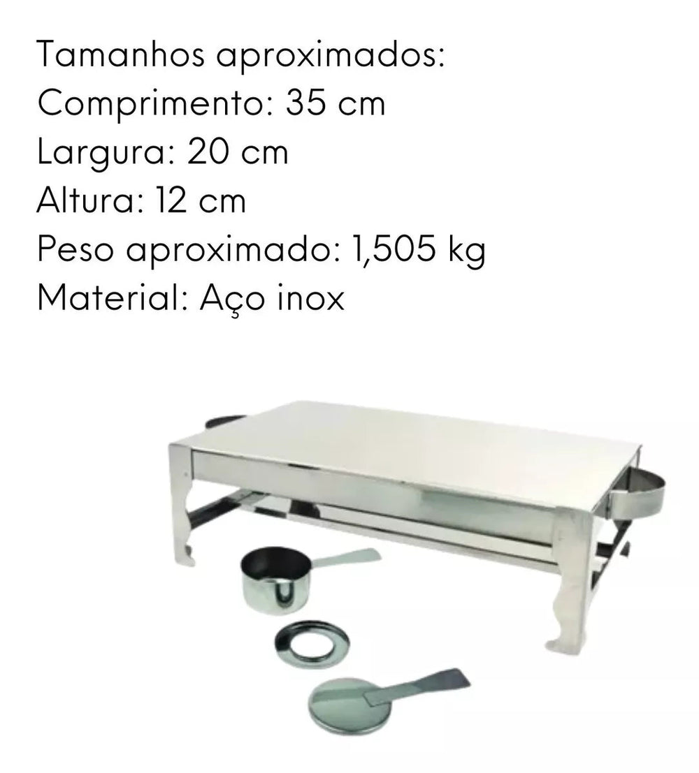Rechaud de Chapa Com Alça Alissan