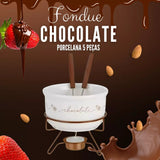 Conjunto Para Fondue Chocolate 5Peças