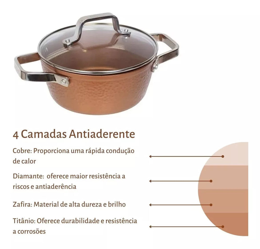 Caçarola Origem 4,3L Aluminio Forjado Glob Imports