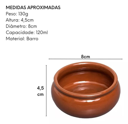 Molheira de Ceramica Barro N0 120ml