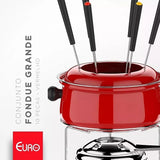 Conjunto Fondue 10Pçs Vermelho