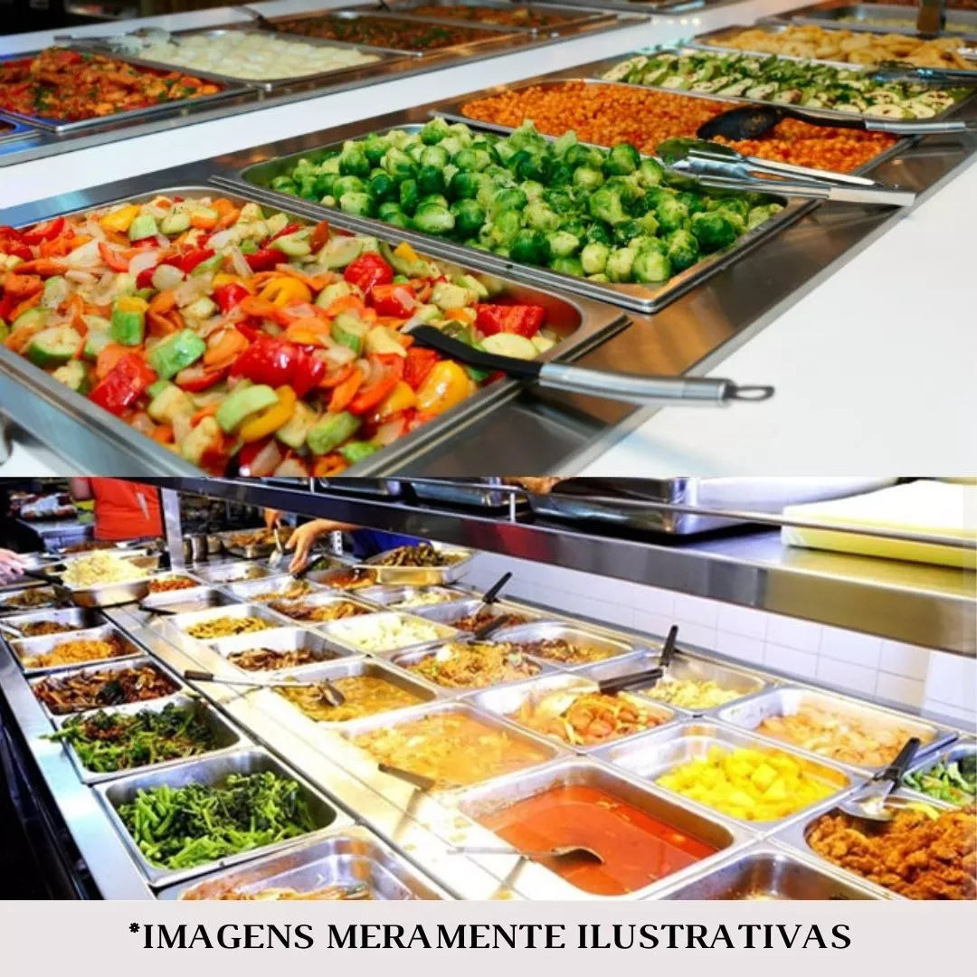 Cuba Gastronómica em Aço Inox 1/1 100mm KeHome