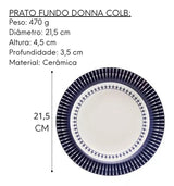 Jogo 16 Peças Donna Colb Cerâmica Oxford Oxford