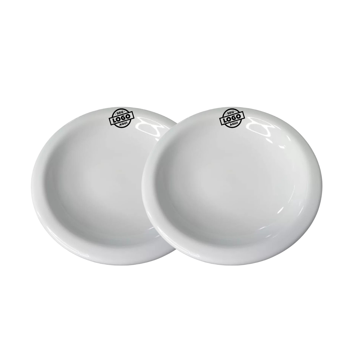 Kit 50 Prato Fundo Pequi Com Sua Logo Marca - A Gourmet