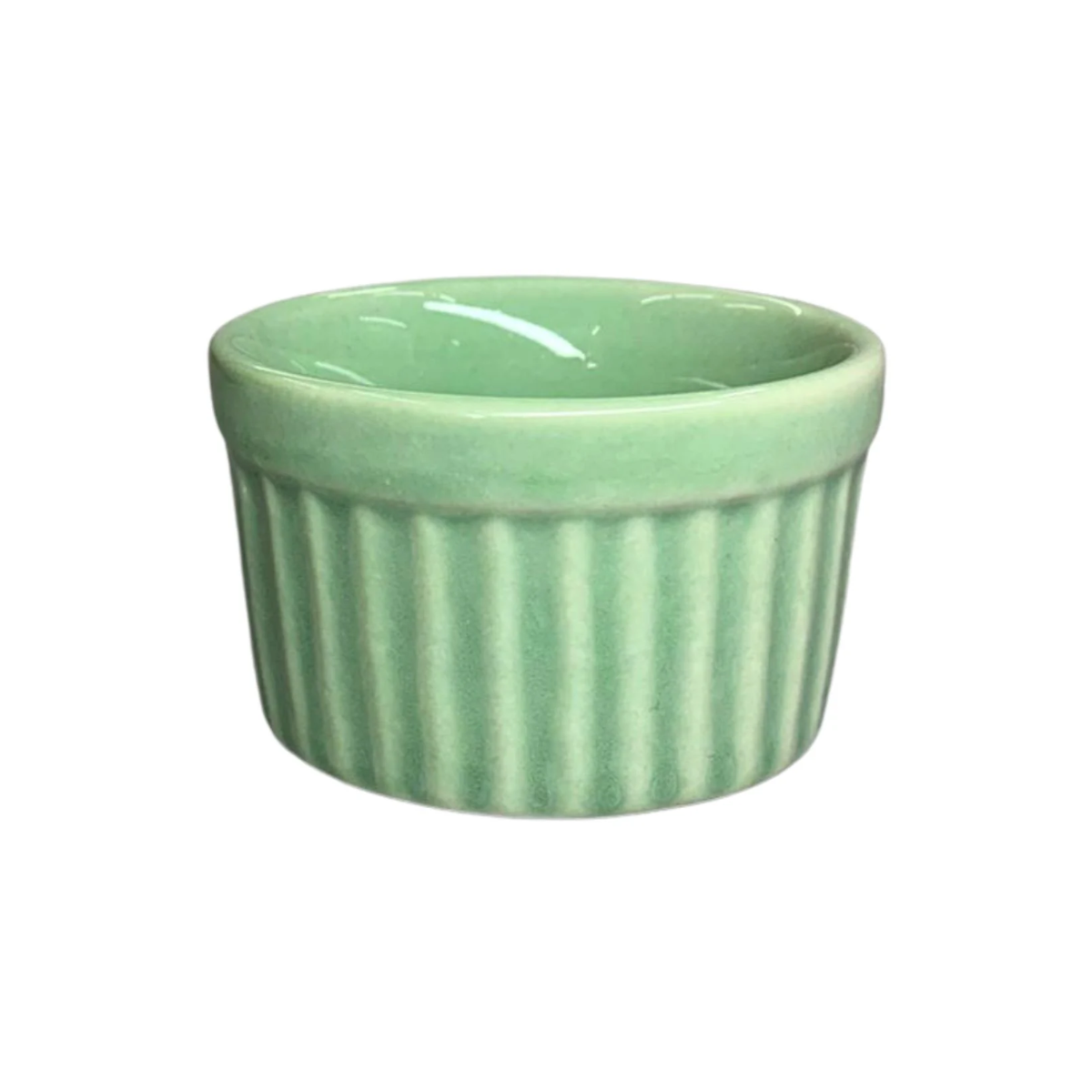 Ramekim Verde Claro Pequeno 100ml de Porcelana BelaVista