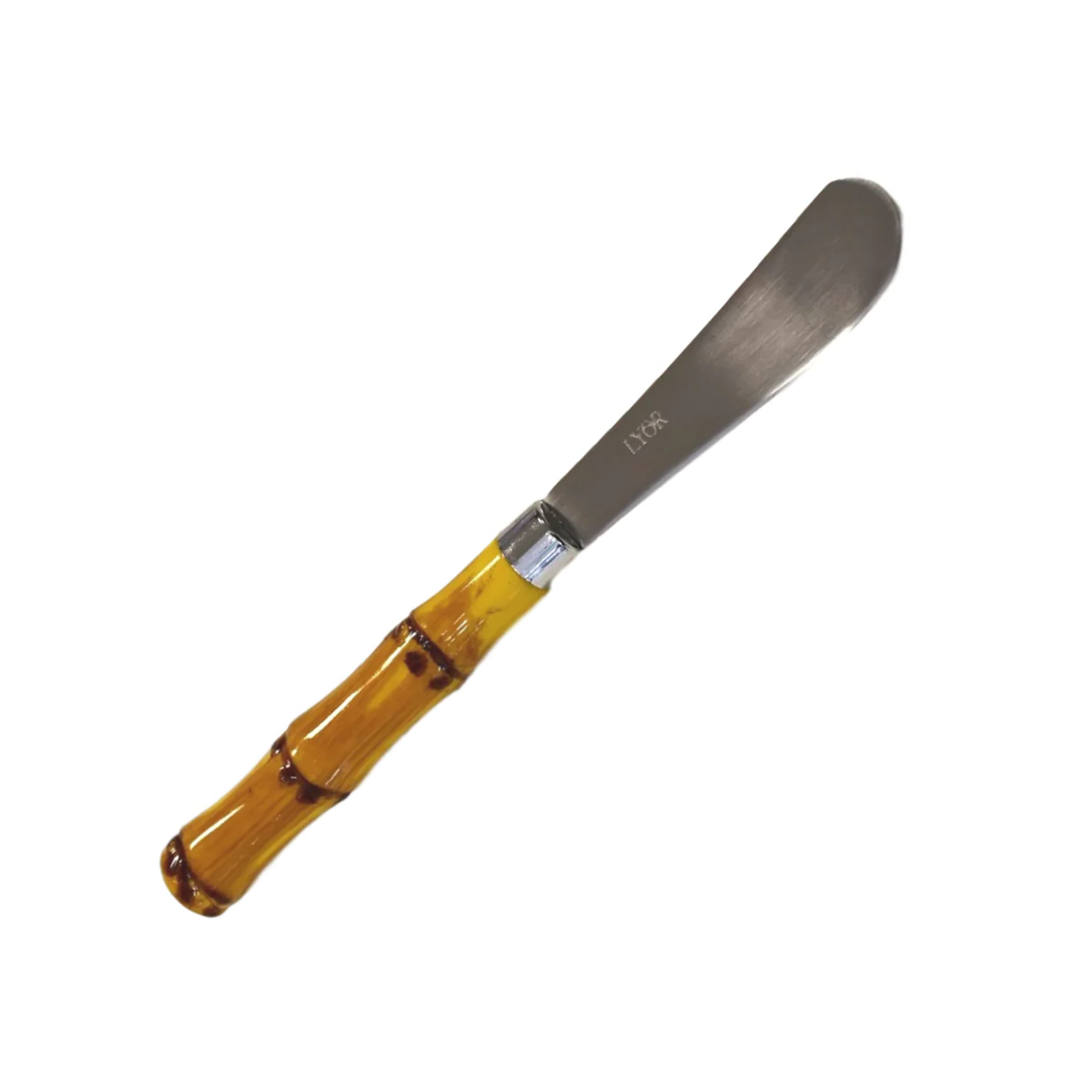 Conjunto 4 Espátula de aço Inox Cabo Bambu A Gourmet