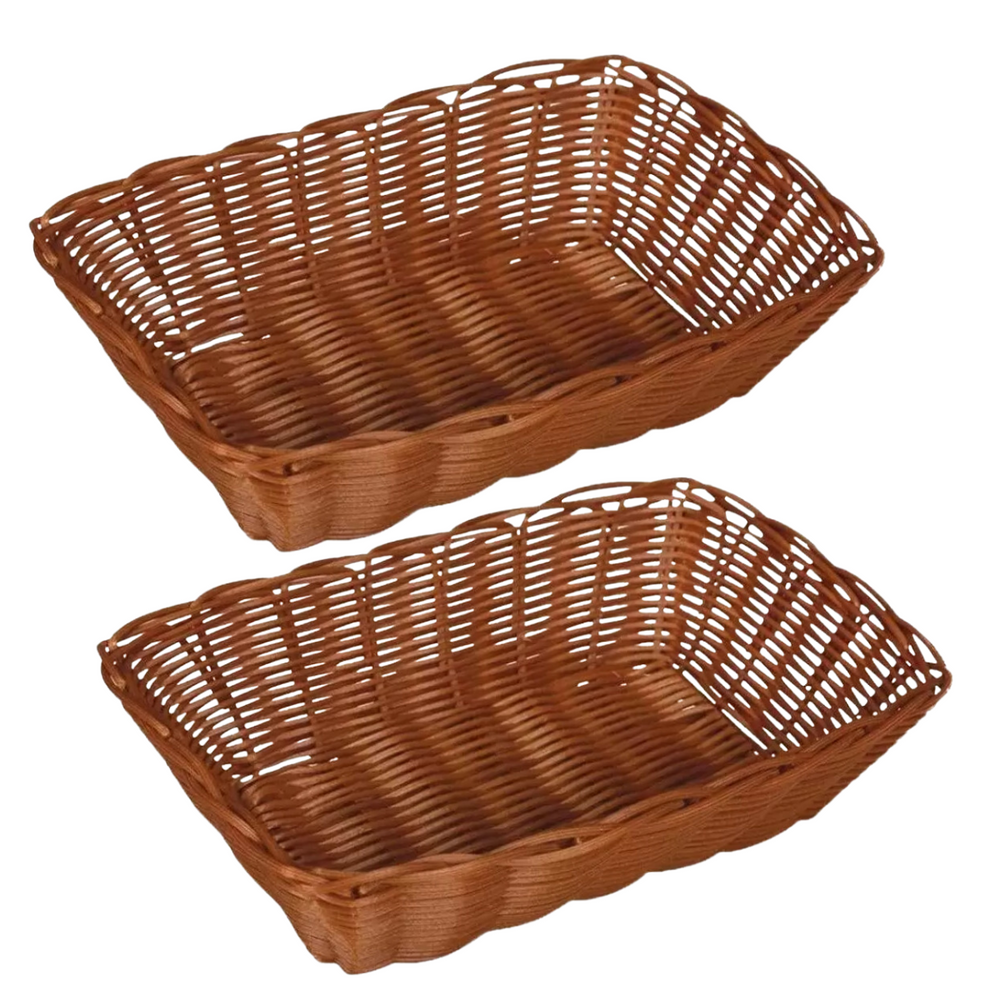 Cesta Retangular para pão 25cm de polipropileno - A Gourmet