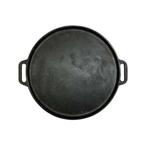Bifeteira Chapa Redonda Lisa 30cm Em Ferro Fundido RIG