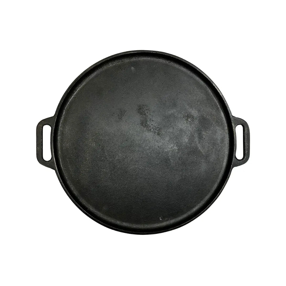 Bifeteira Chapa Redonda Lisa 30cm Em Ferro Fundido RIG