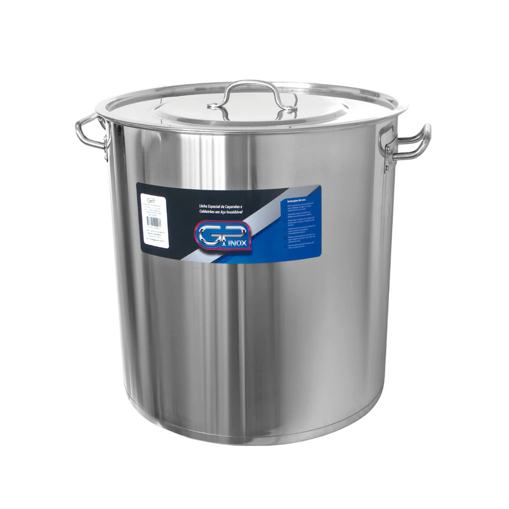Caldeirão Grande em Aço Inox 47,8L GP
