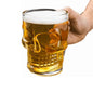 Caneca Chopp De Vidro Modelo Caveira 365 ML Lyor