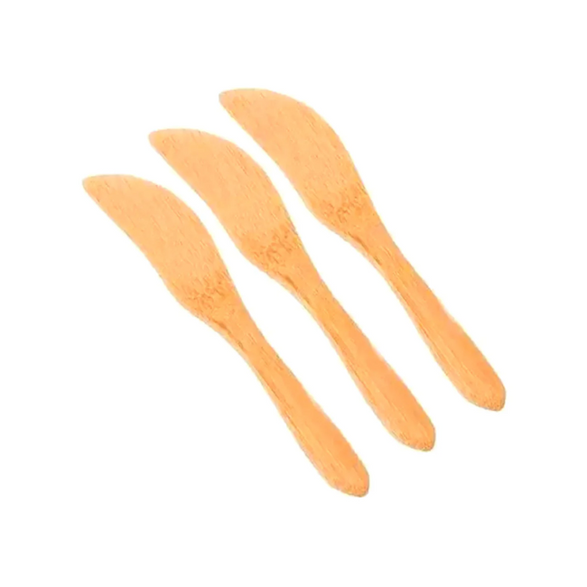 Conjunto 3 Peças Espátula de Patê Bambu Mimo Style Hover Image