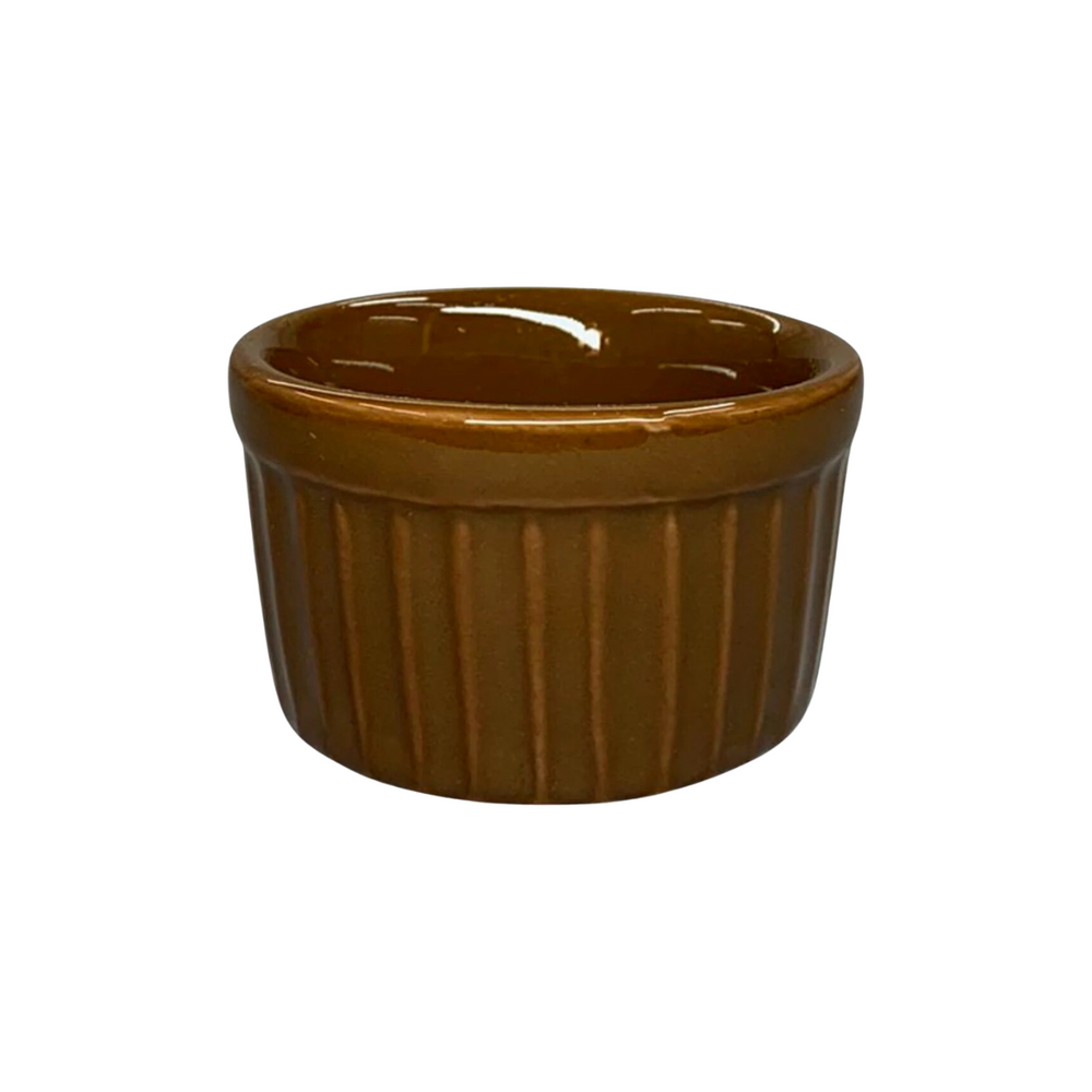Ramekim Marrom 100 ML de Porcelana BelaVista