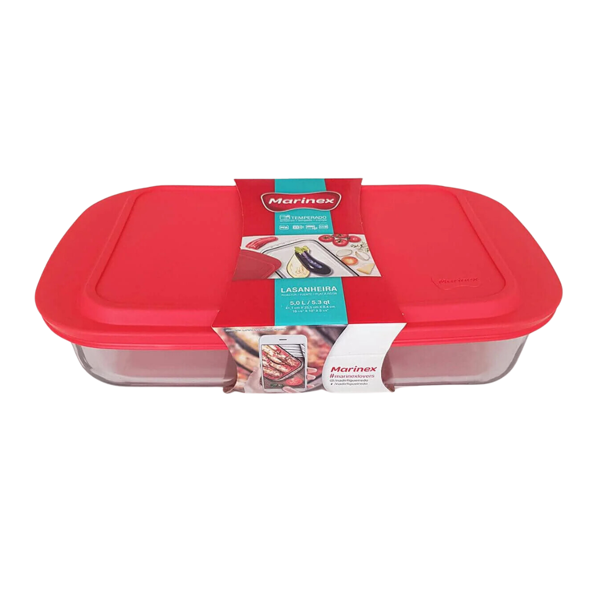 Travessa de Lasanha de Vidro 5L Nadir Nadir