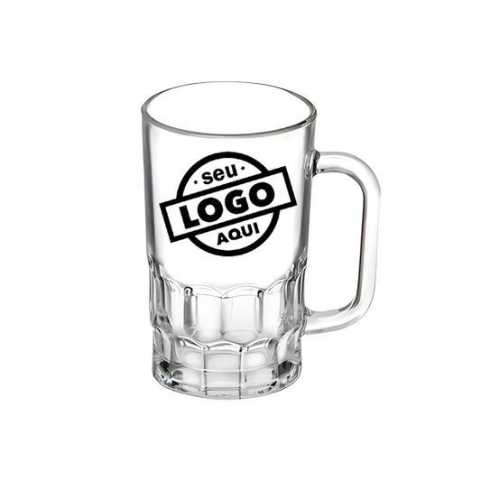 50 Caneca de Chopp 350ml Personalizado Com Sua Logo Marca