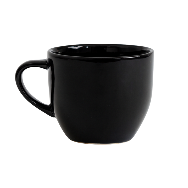 Xicara Chá Porcelana Preto Hover Image