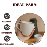 Xicara Coquinho Porcelana 200ml