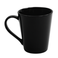 Caneca Tulipa Porcelana Preta 250ml