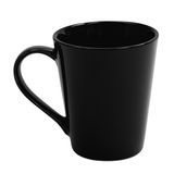Caneca Tulipa Porcelana Preta 250ml