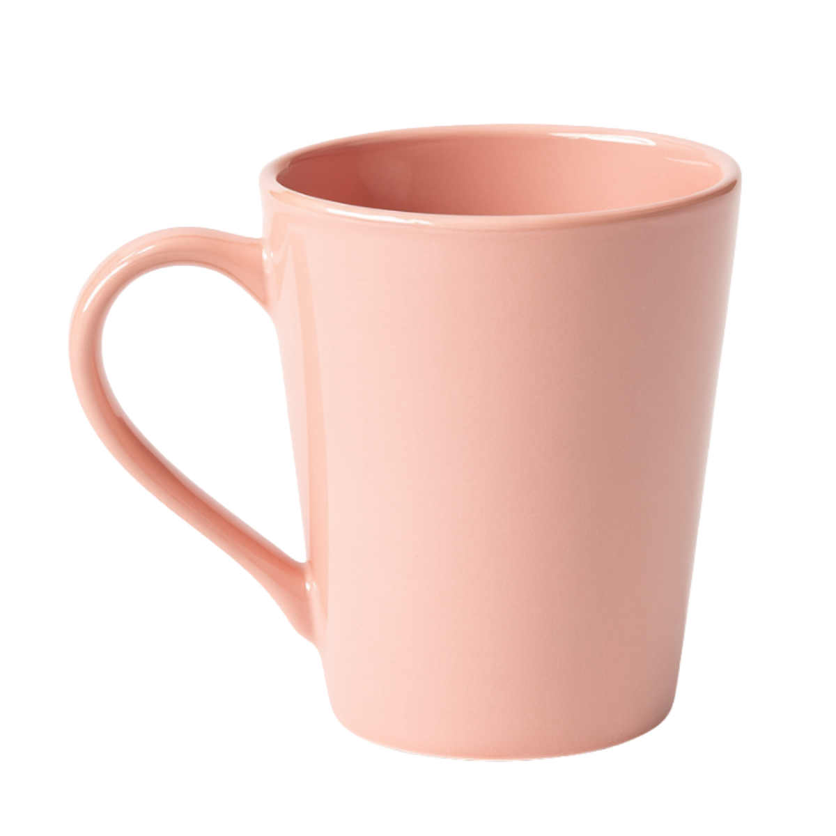 Caneca Tulipa Porcelana Rosa