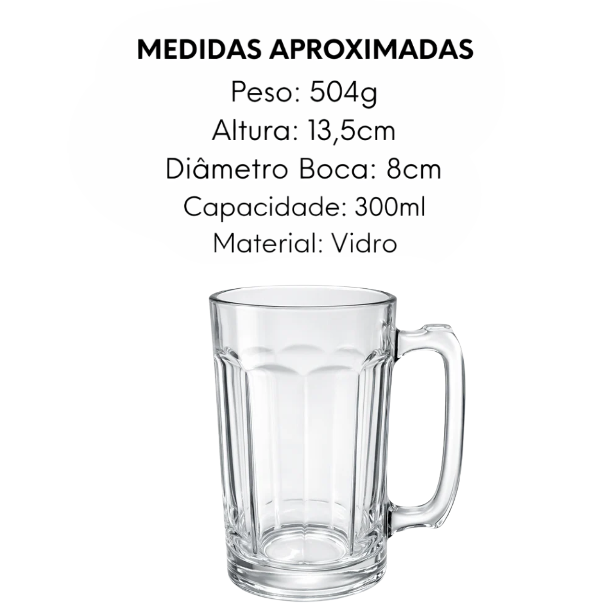 Caneca de Chopp 300ml