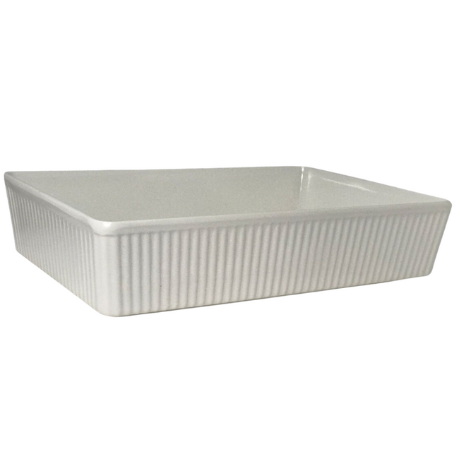 Travessa Retangular Estriada em Melamina Bestfer Hover Image