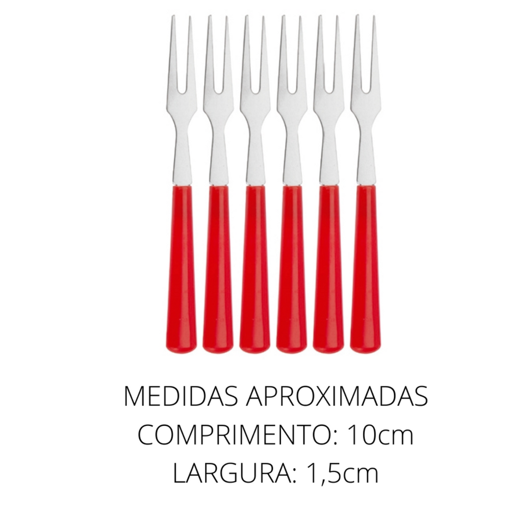 Kit 6 Garfinhos Aperitivos Cabo Vermelho unyhome