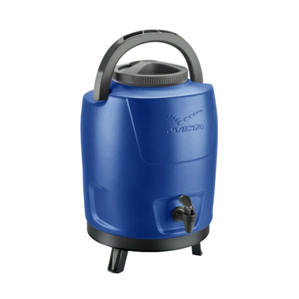 Garrafa Botijão Termico Azul Com Tripé 9L Invicta