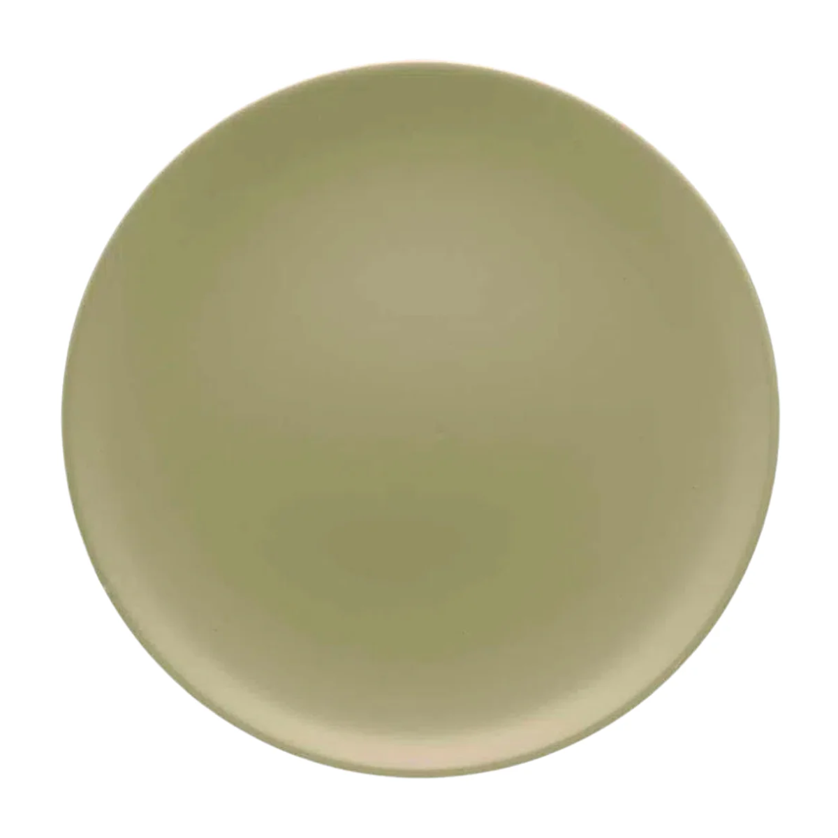 Prato Raso Oliva Porcelana Verde 25,7 Cm Oxford Elegante