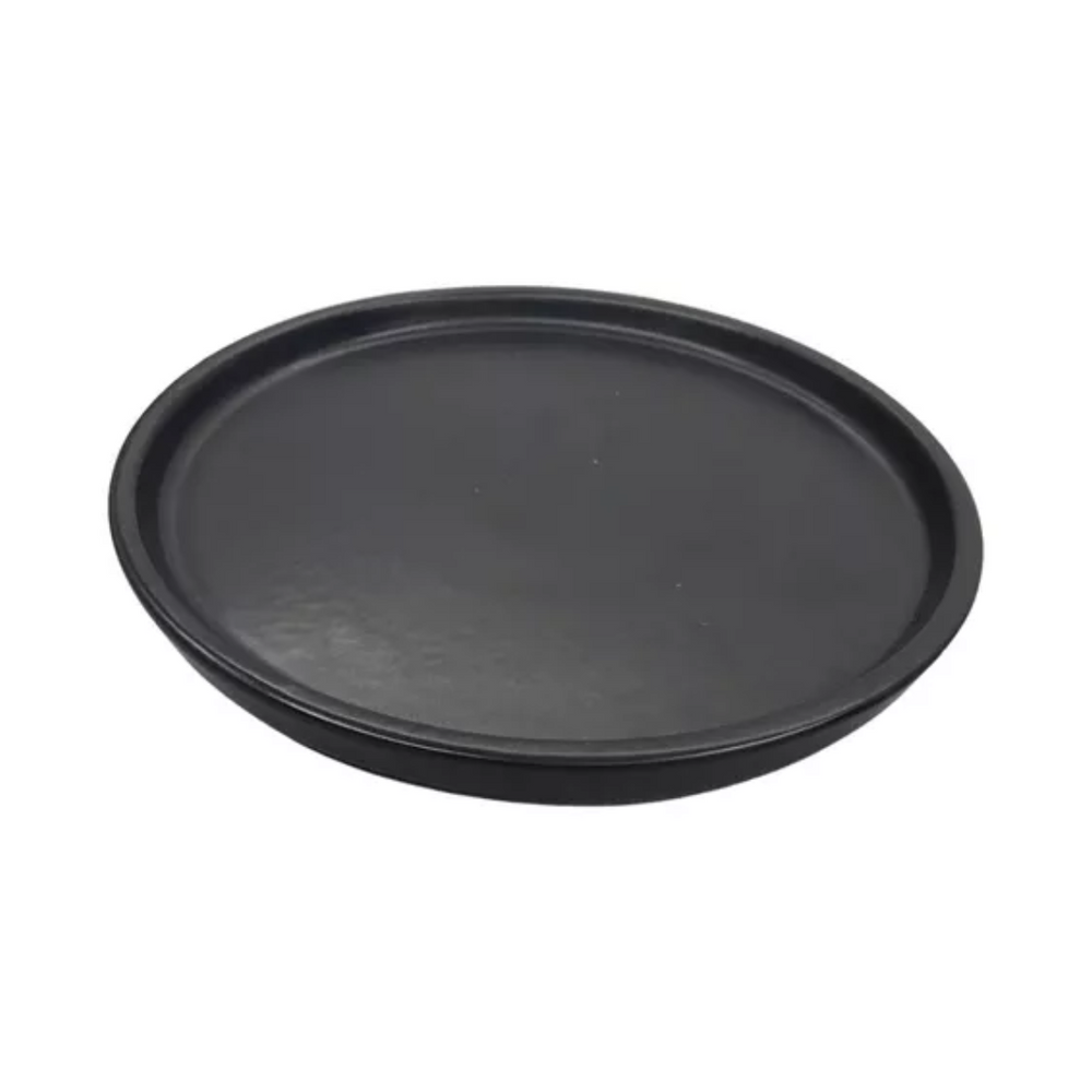 Prato Raso Preto Fosco Esmalte de Argila Glob Imports