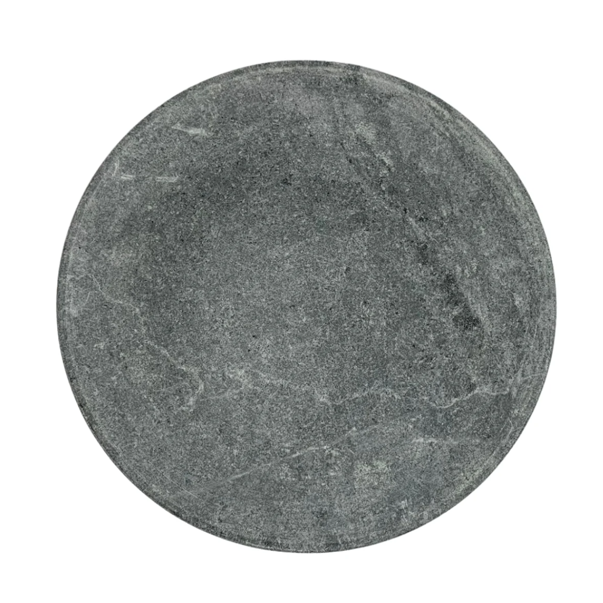 Prato Raso Redondo 28cm em Pedra Sabão Val Pedra Sabão