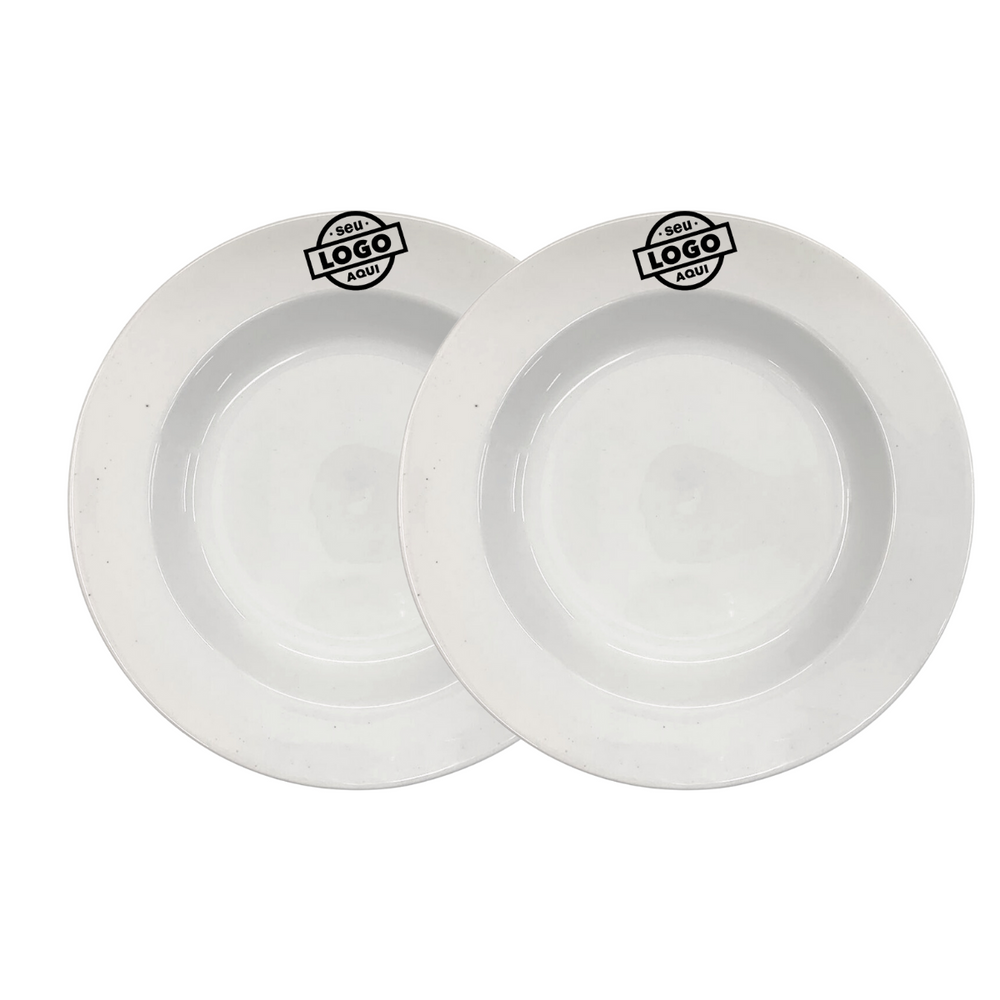 Kit 50 Prato de Massa Bauru Personalizado - A Gourmet
