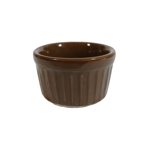 Ramekim Médio Porcelana 150 ML Marrom BelaVista