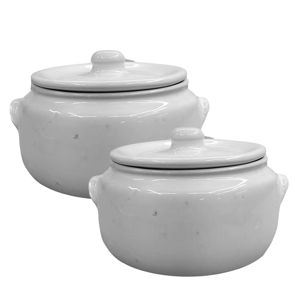 Caçarola Ceramica Branca Com Tampa 4,1L LaFaenza