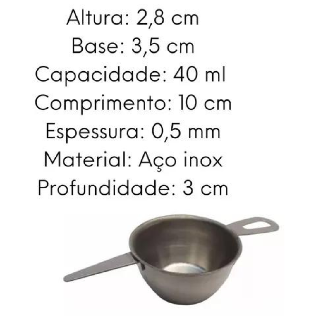 Dosador de Bebida Profissional 40ml Alissan