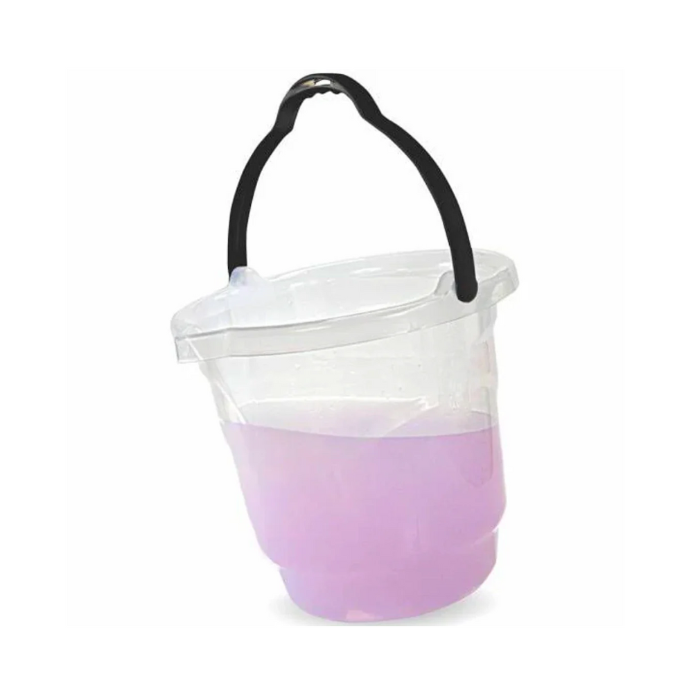 Balde Com Alça Platico Transparente 13L Erca Plast