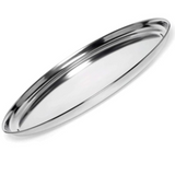 Bandeja Redonda em Aço Inox 36cm - A Gourmet