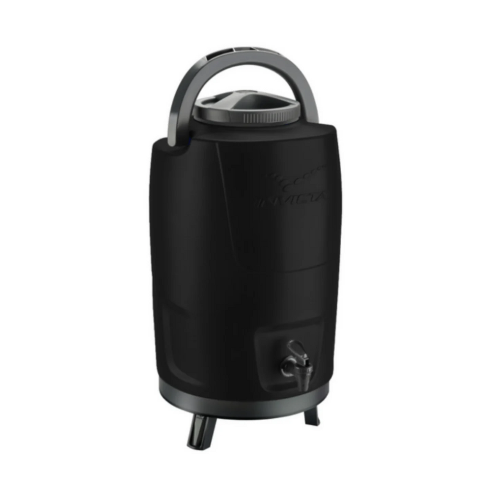 Botijão Térmico Com Tripé 12L Preto Invicta