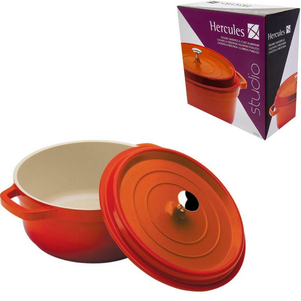 Caçarola Hércules Laranja 4,3L Hercules