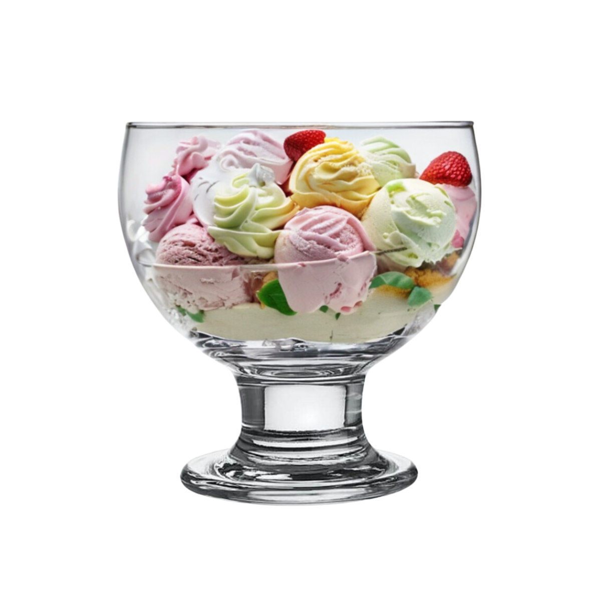 Taça Paulista Sobremesa de Vidro 400ml Nadir
