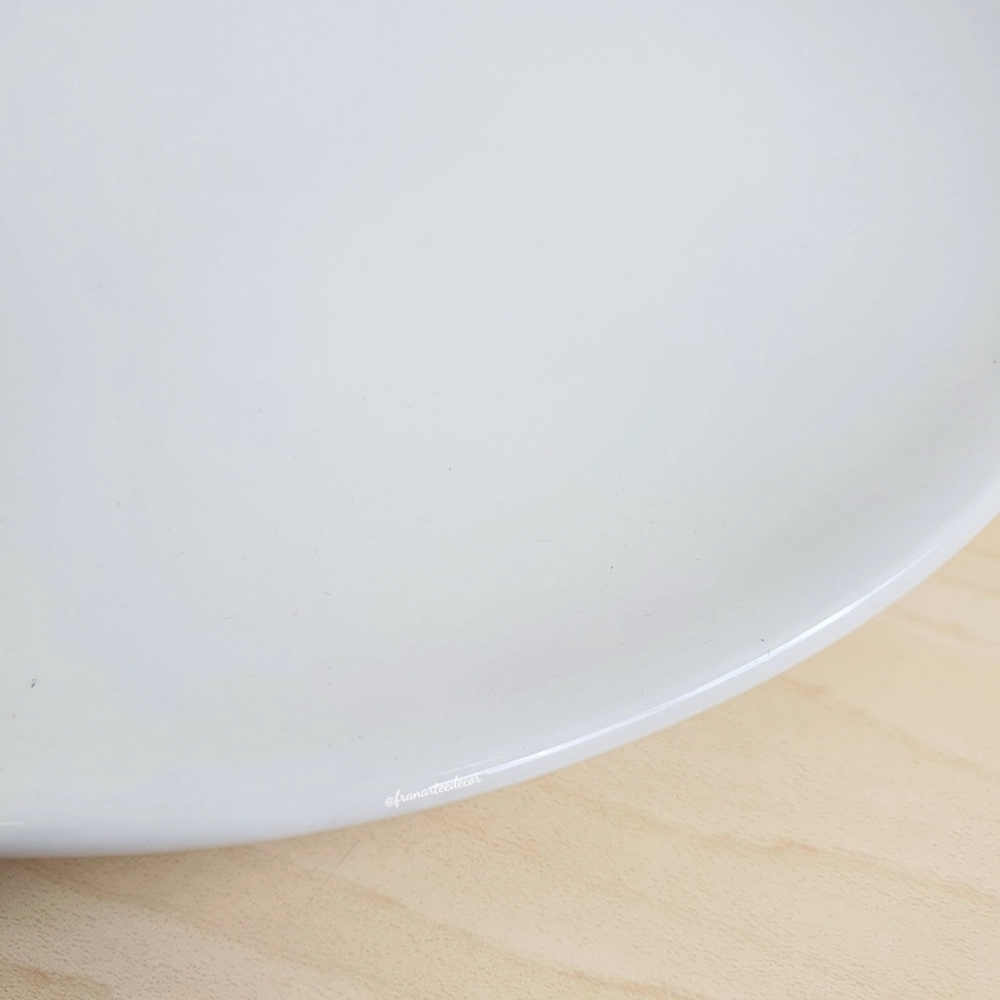 Prato Raso 28cm Coup White Oxford Oxford