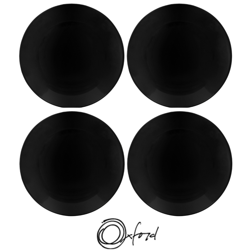 Prato Raso Coup Black de Porcelana 28,3cm Oxford