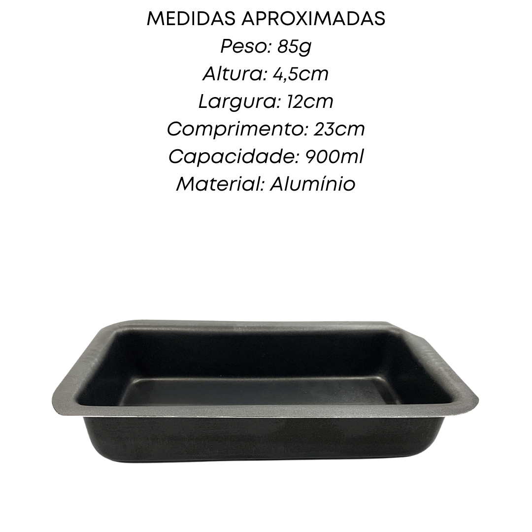 Forma de Pão Antiaderente N1 em Aluminio Erca Aluminios