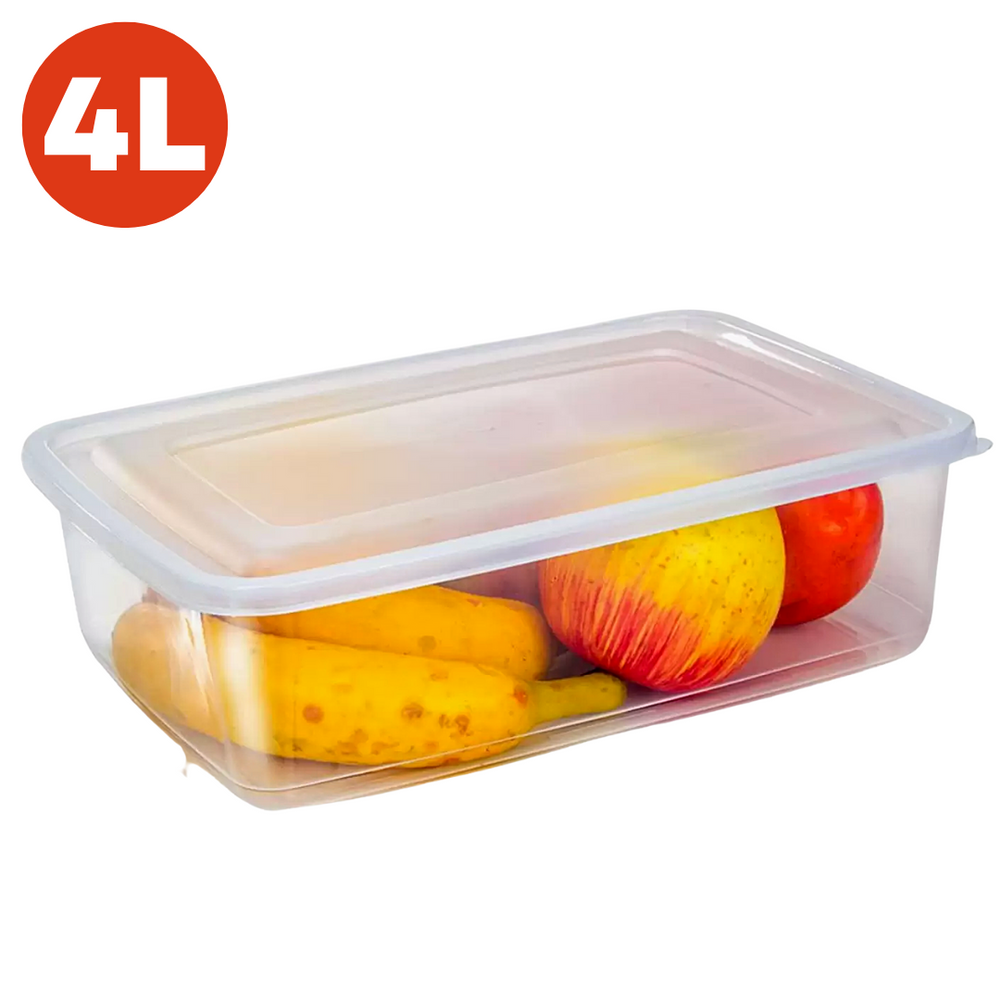 Caixa Retangular Tampa Hermética 4L Erca Plast