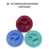 Pote Mantimento Redondo Sortido de Plastico 1L - A Gourmet