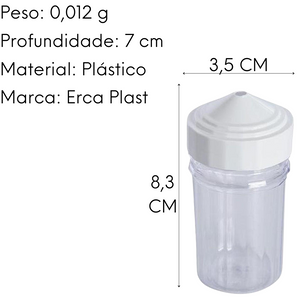 Paliteiro de Mesa de Plástico Erca Plast