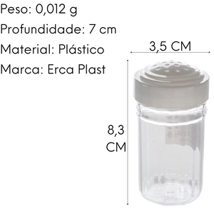 Saleiro de Mesa em Plástico Erca Plast