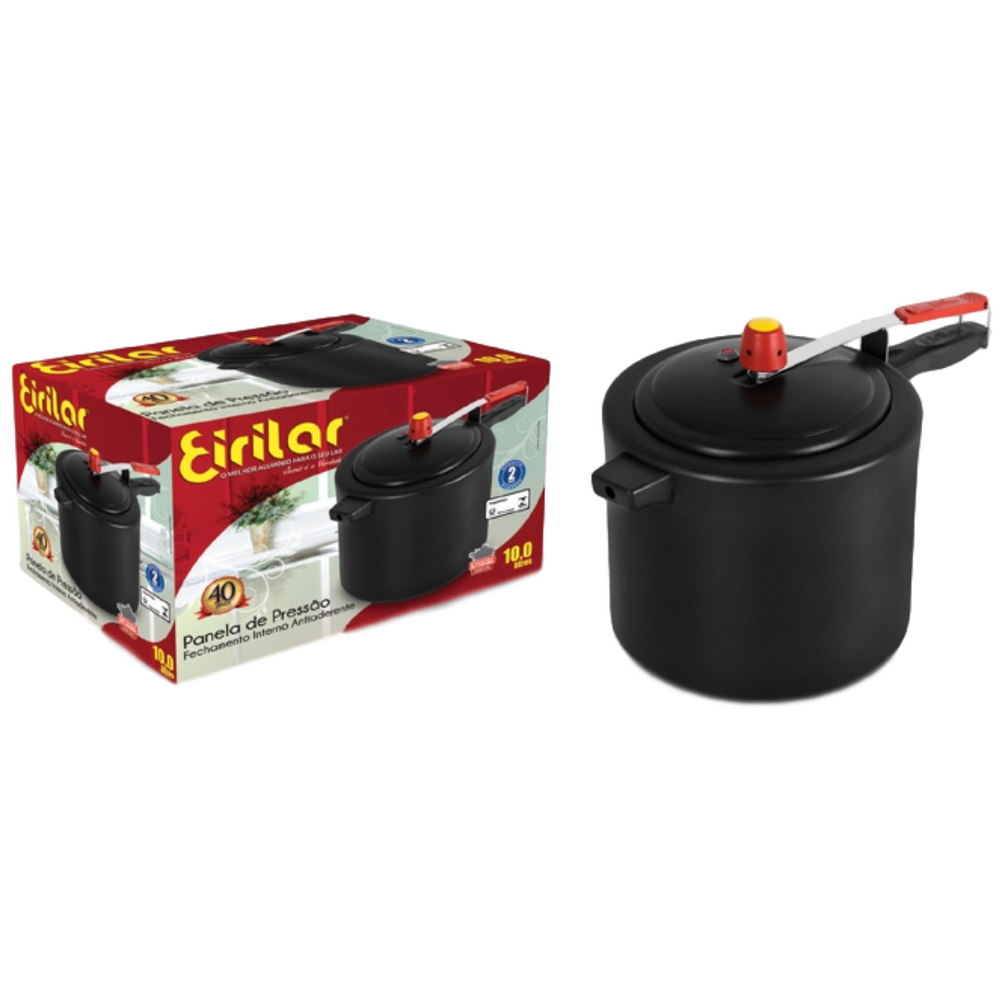 Panela de Pressão Aluminio Antiaderente 10L Eirilar