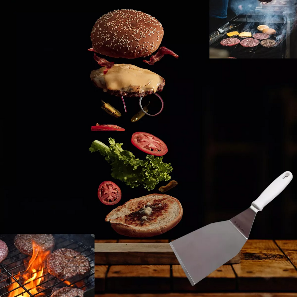 Espatula Curva Mundial Aço inox Hercules