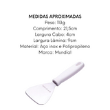 Espátula Corta Pizza Branca Hércules Hercules